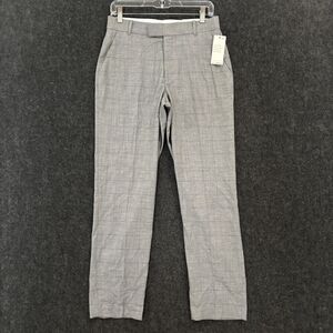 Calvin Klein Pants Womens 18 Medium Gray Slim Fit Stretch Flat Front Dress Work